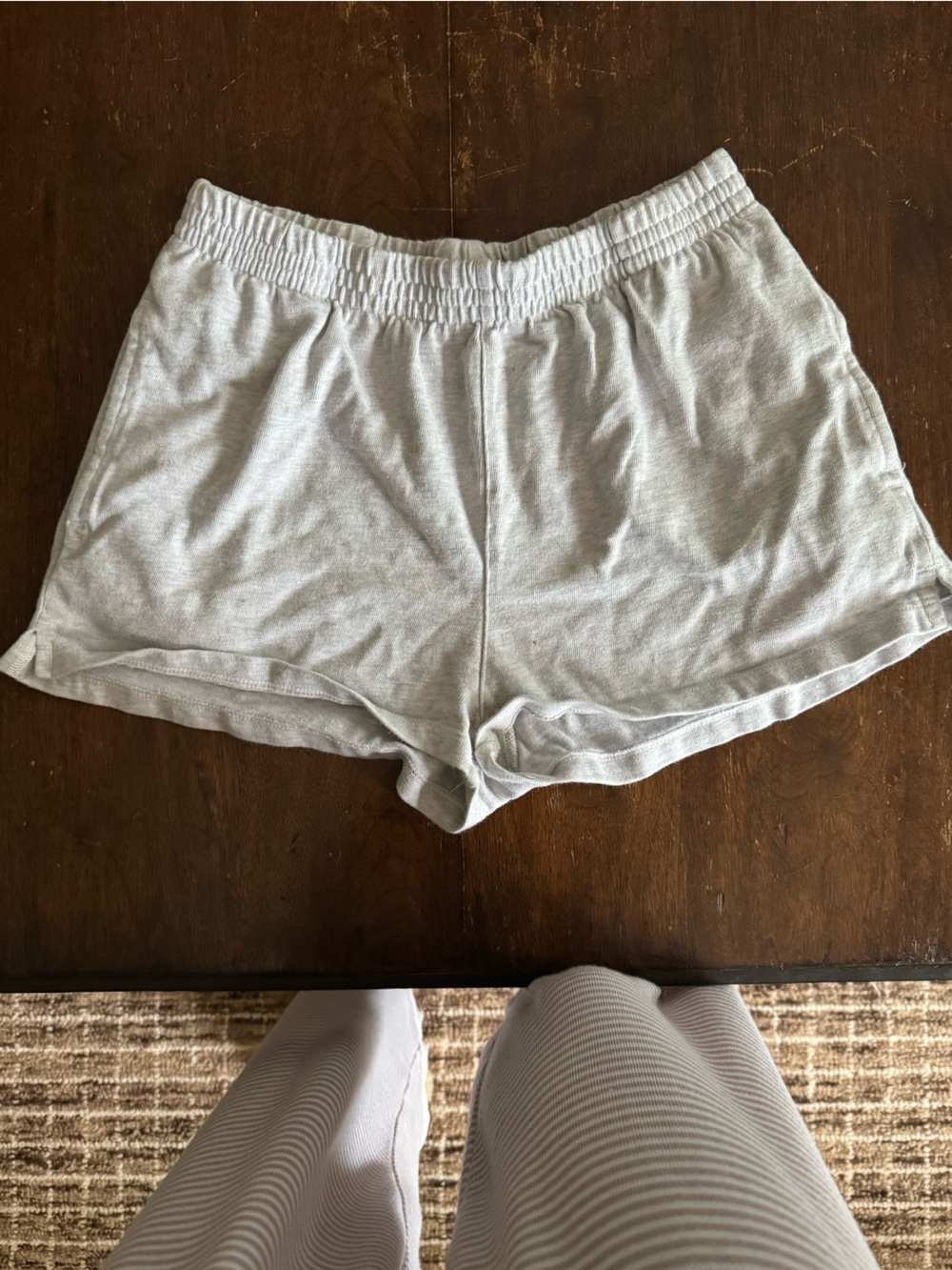 Brandy Melville Gray Sweatshorts One Size